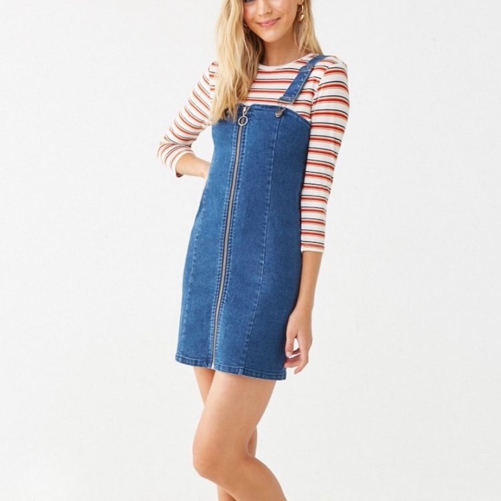 NWT Forever 21 Bodycon Denim Dress Size S